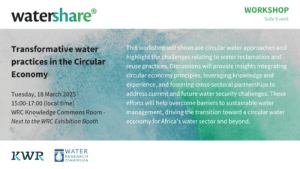 Exploring transformative water practices in the circular economy in Africa